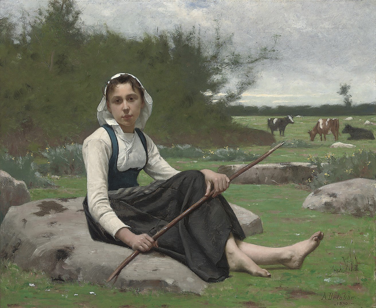 Francois Alfred Delobbe (French, 1835-1920)