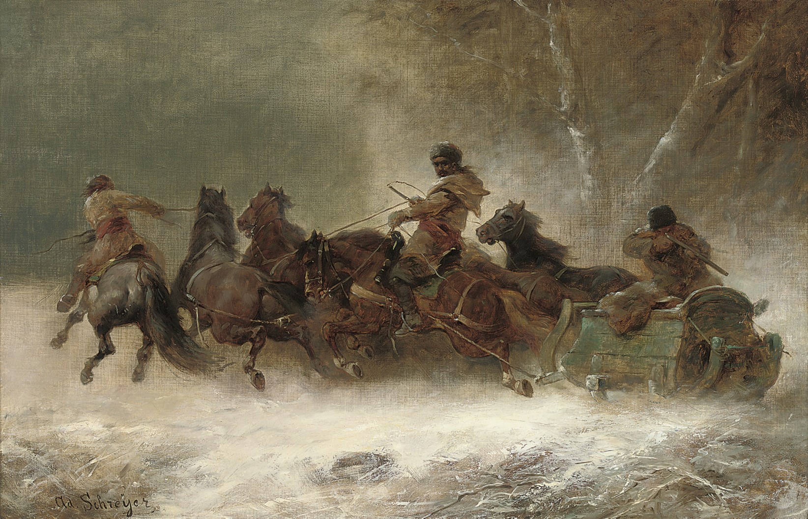 Adolphe Schreyer (German, 1828-1899)