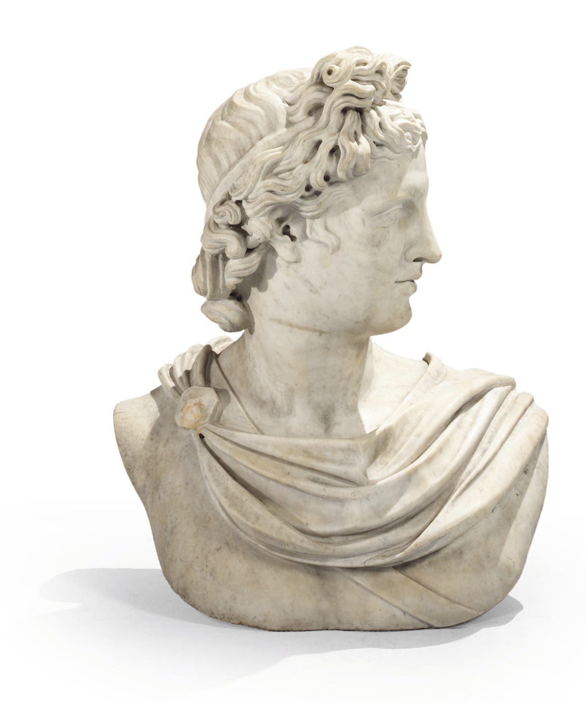 BUSTE DE L'APOLLON DU BELVEDERE D'APRES L'ANTIQUE