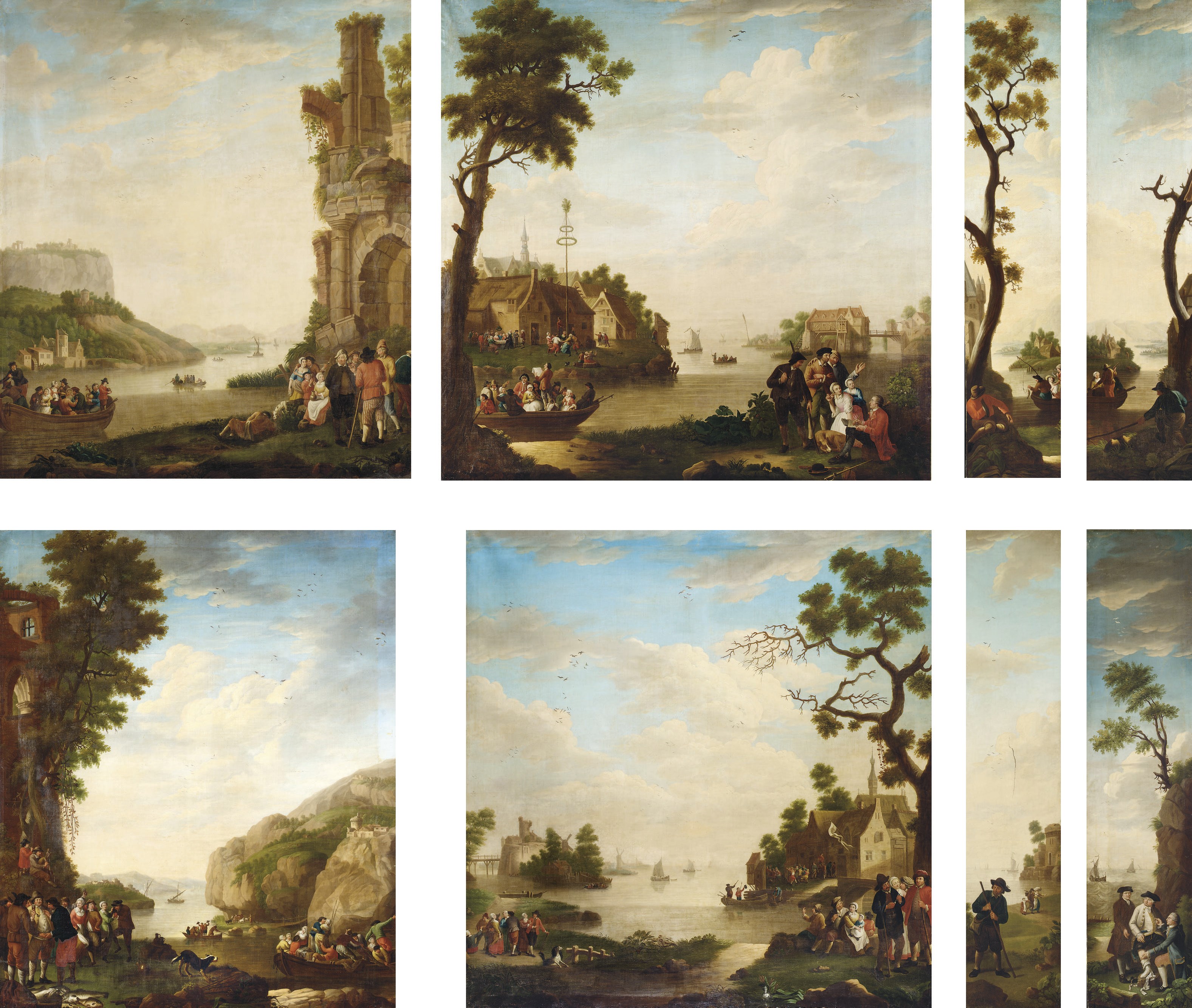 ECOLE FRANCAISE VERS 1800