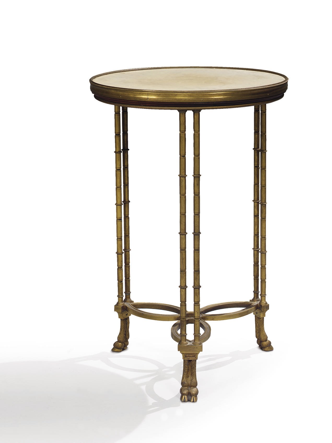 GUERIDON DE STYLE LOUIS XVI DANS LE GOUT DE WEISWEILER