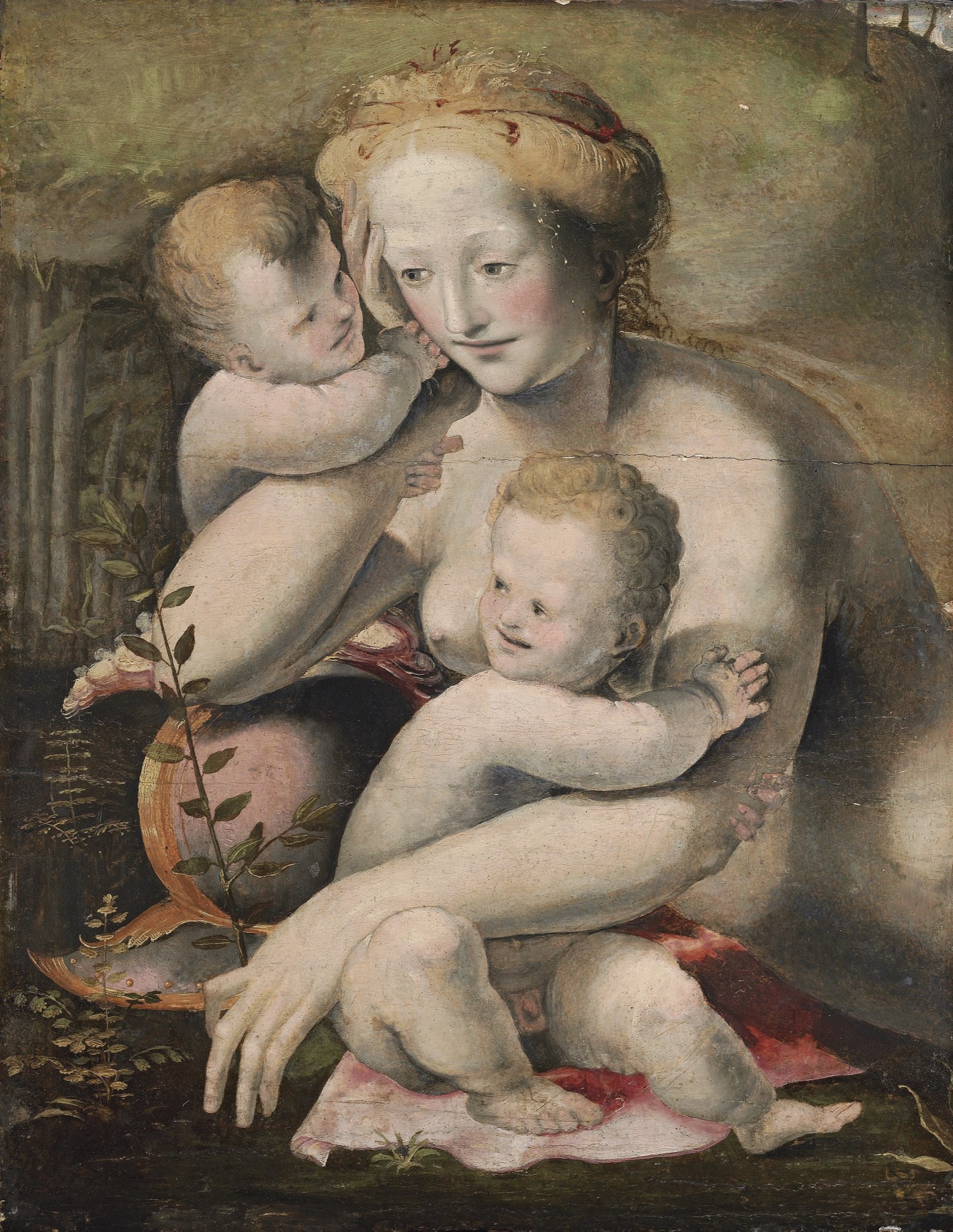 Attributed to Domenico Beccafumi, il Mecarino (Cortine in Valdibiana Montaperti 1484-1551 Siena)