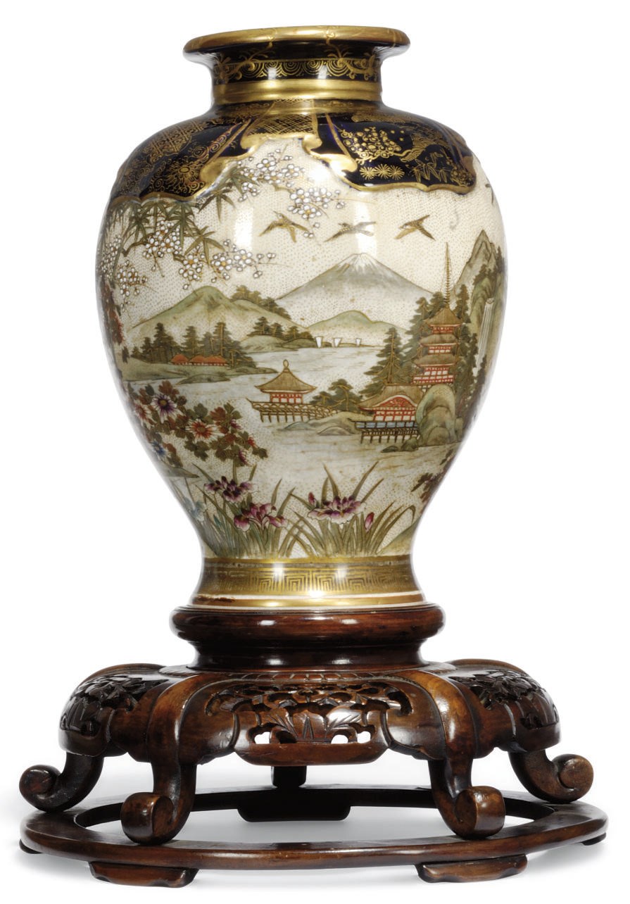 A JAPANESE SATSUMA VASE