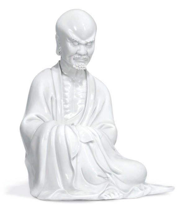 A CHINESE BLANC-DE-CHINE FIGURE OF DAMO