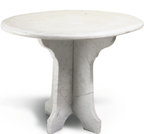 A MARBLE OCCASIONAL TABLE