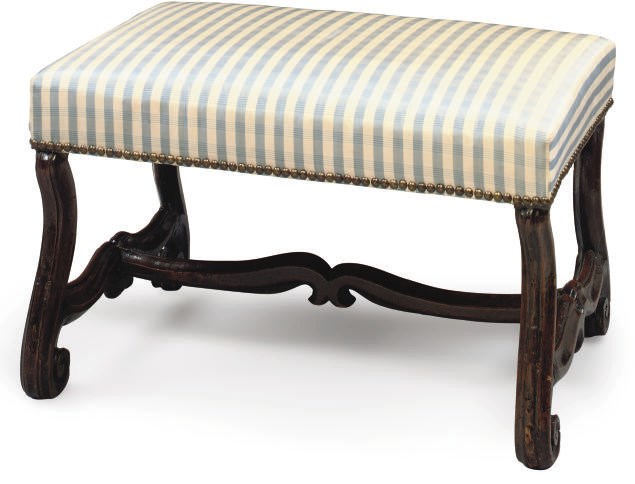 A LOUIS XIV WALNUT STOOL