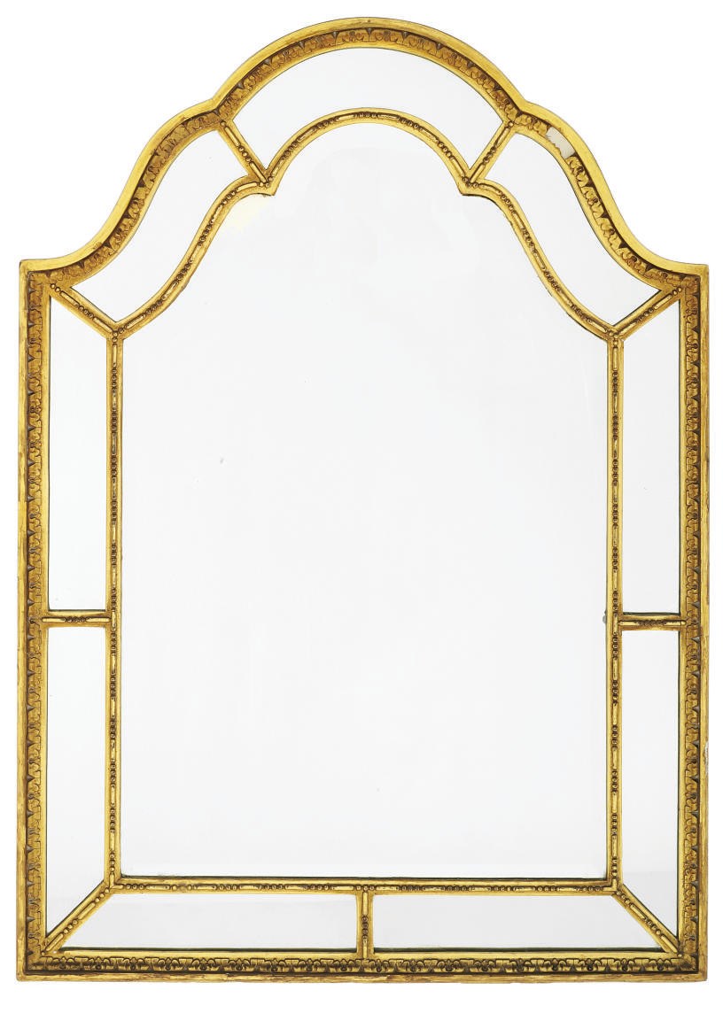 A GILTWOOD MIRROR