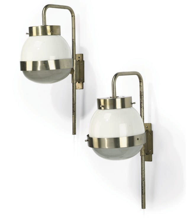A PAIR OF SERGIO MAZZA APPLIQUES