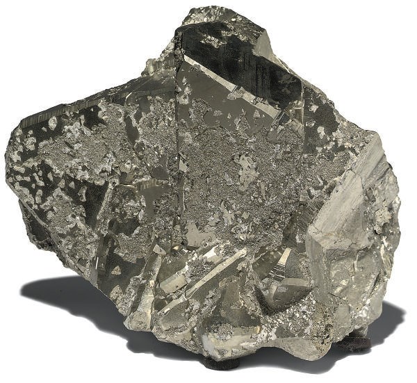 A SPECIMEN OF PYRITE CRYSTAL