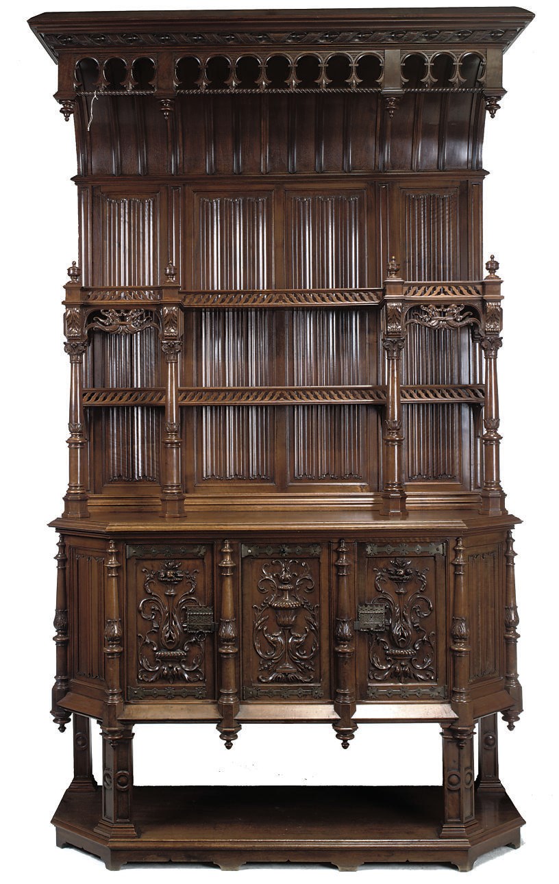 A FRENCH WALNUT BUFFET