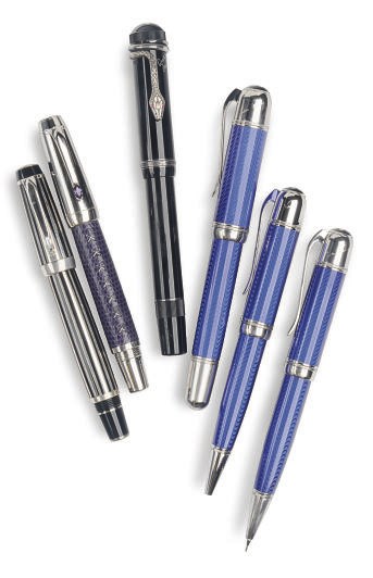 A GROUP OF SIX WRITING INSTRUMENTS, BY MONTBLANC,
