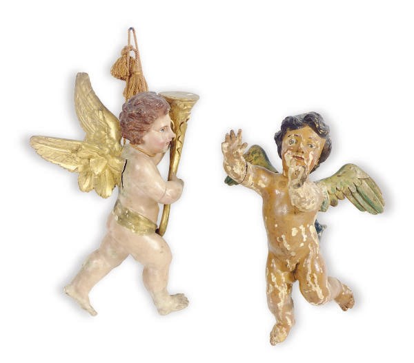 EIGHT FIGURAL WALL HANGINGS,