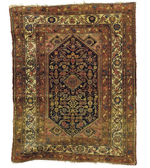 A HAMADAN RUG,