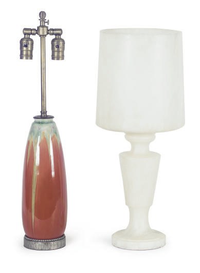 TWO TABLE LAMPS,