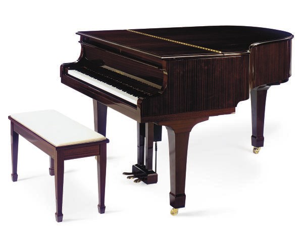 A YAMAHA MAHOGANY 'C2' GRAND PIANO,