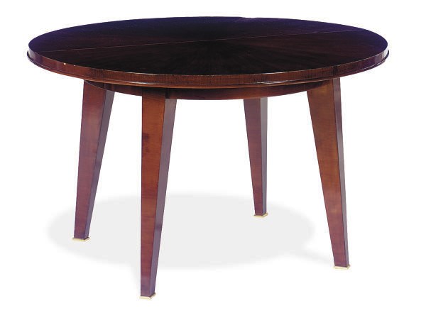 A FRENCH MAHOGANY EXTENDING DINING TABLE,