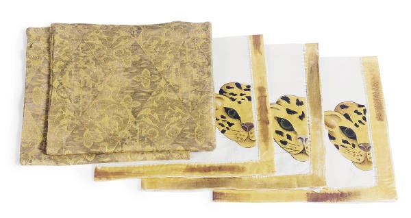 A GROUP OF TABLE LINENS,
