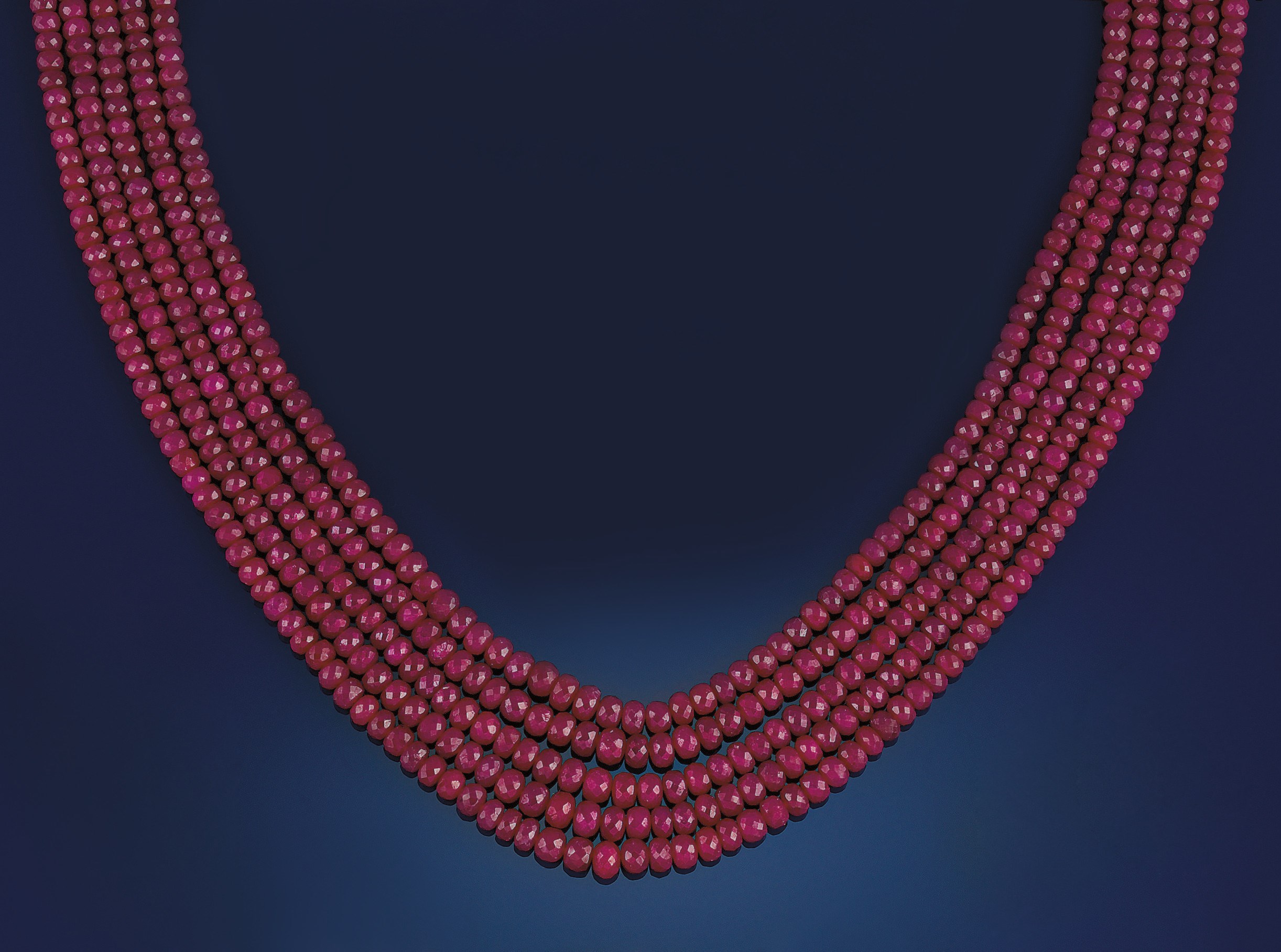 A ruby necklace