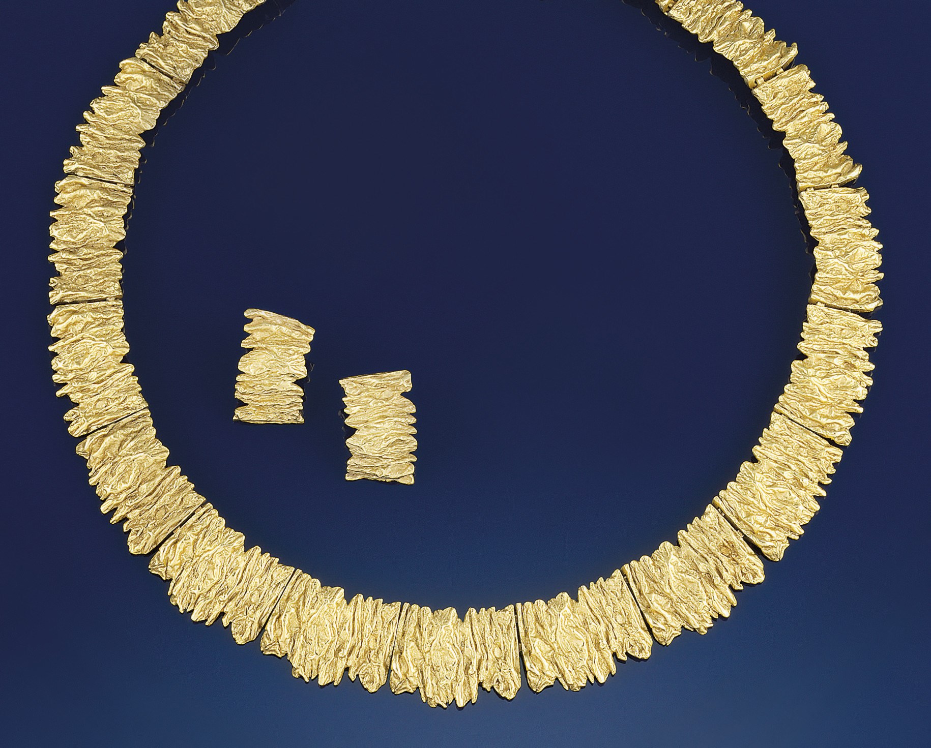 An 18ct. gold necklace