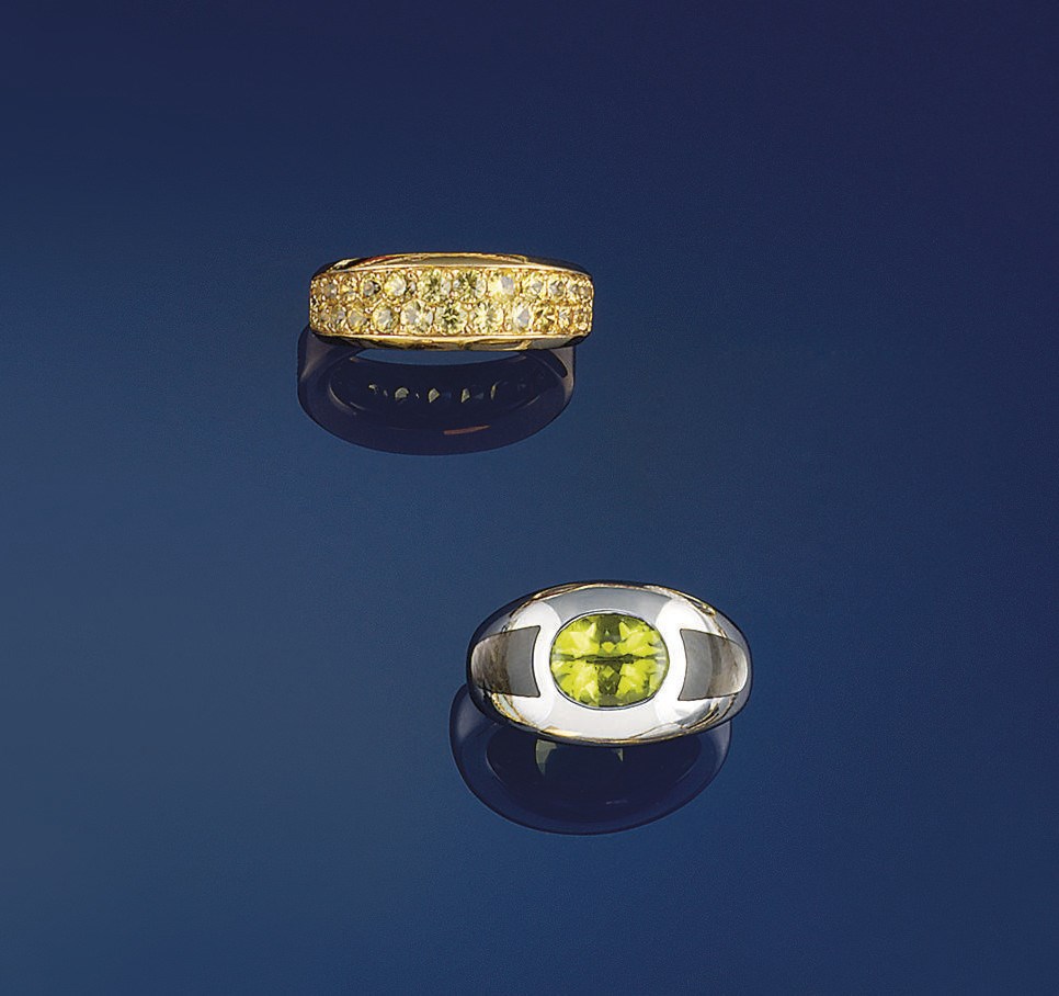 Two gem rings, by Mauboussin