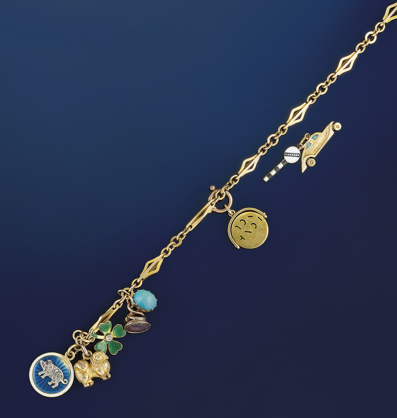 A charm bracelet