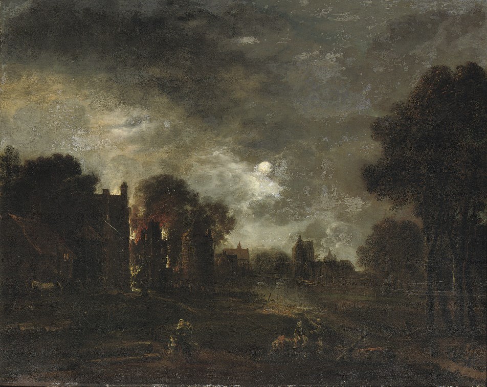 Attributed to Aert van der Neer (Amsterdam 1603-1677)