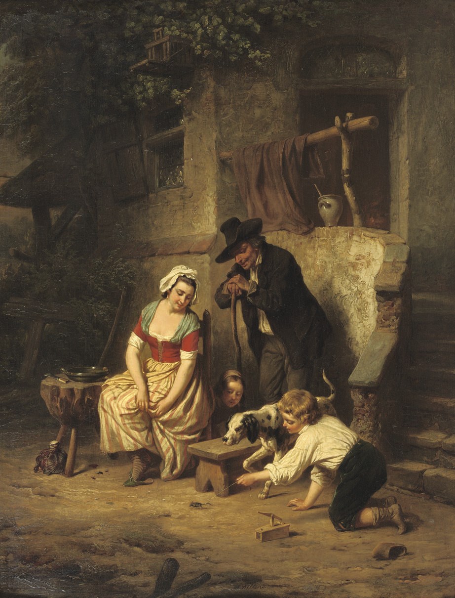 Hendrick Joseph Dillens (Belgian, 1812-1872)