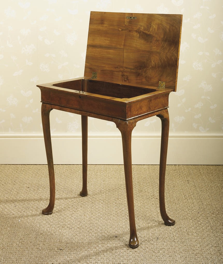 A GEORGE I WALNUT AND BURR-WALNUT CENTRE TABLE