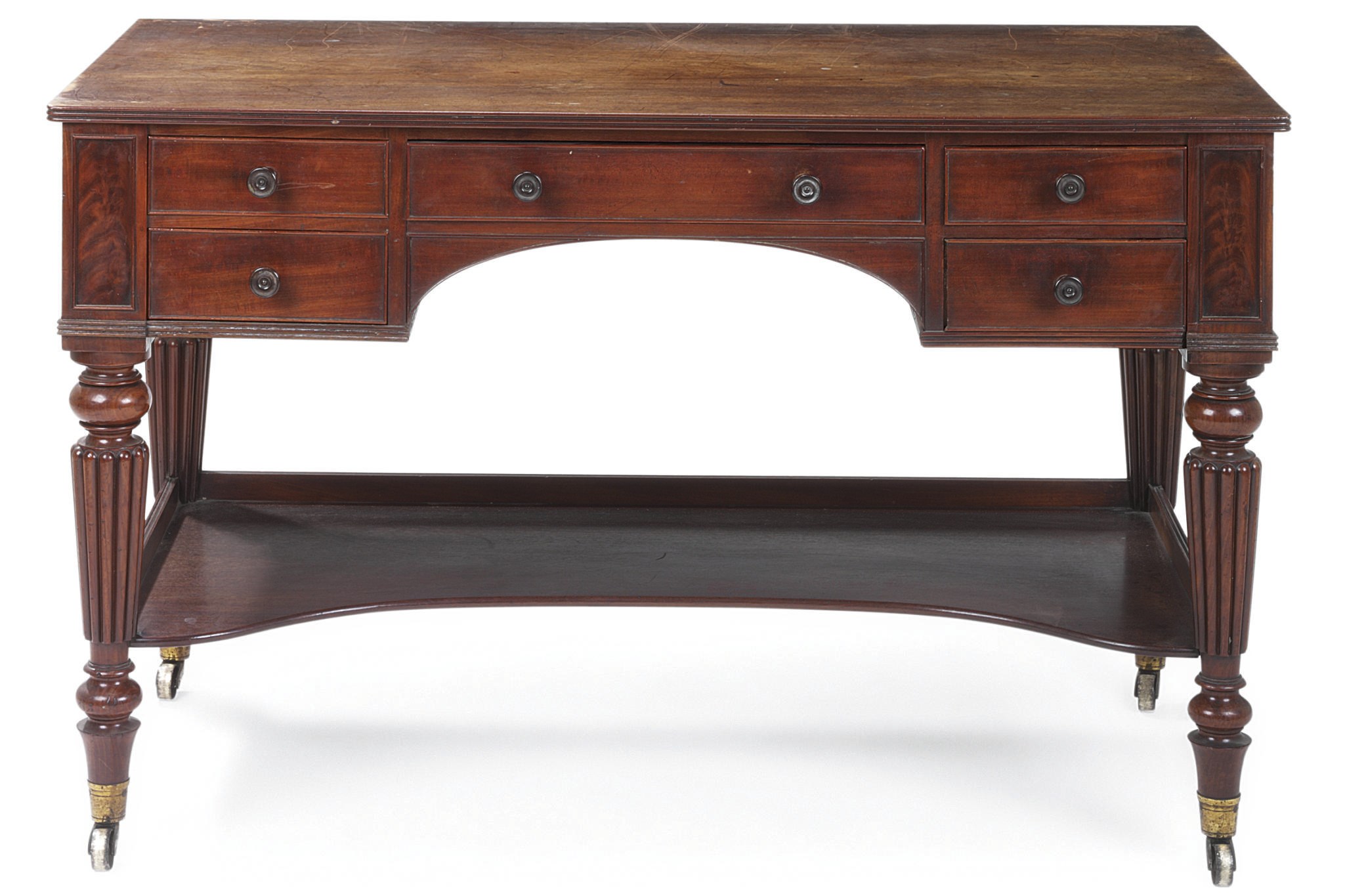 A GEORGE IV MAHOGANY DRESSING-TABLE