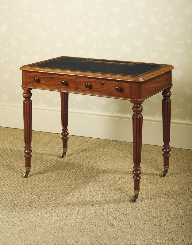 A REGENCY MAHOGANY CHAMBER WRITING-TABLE