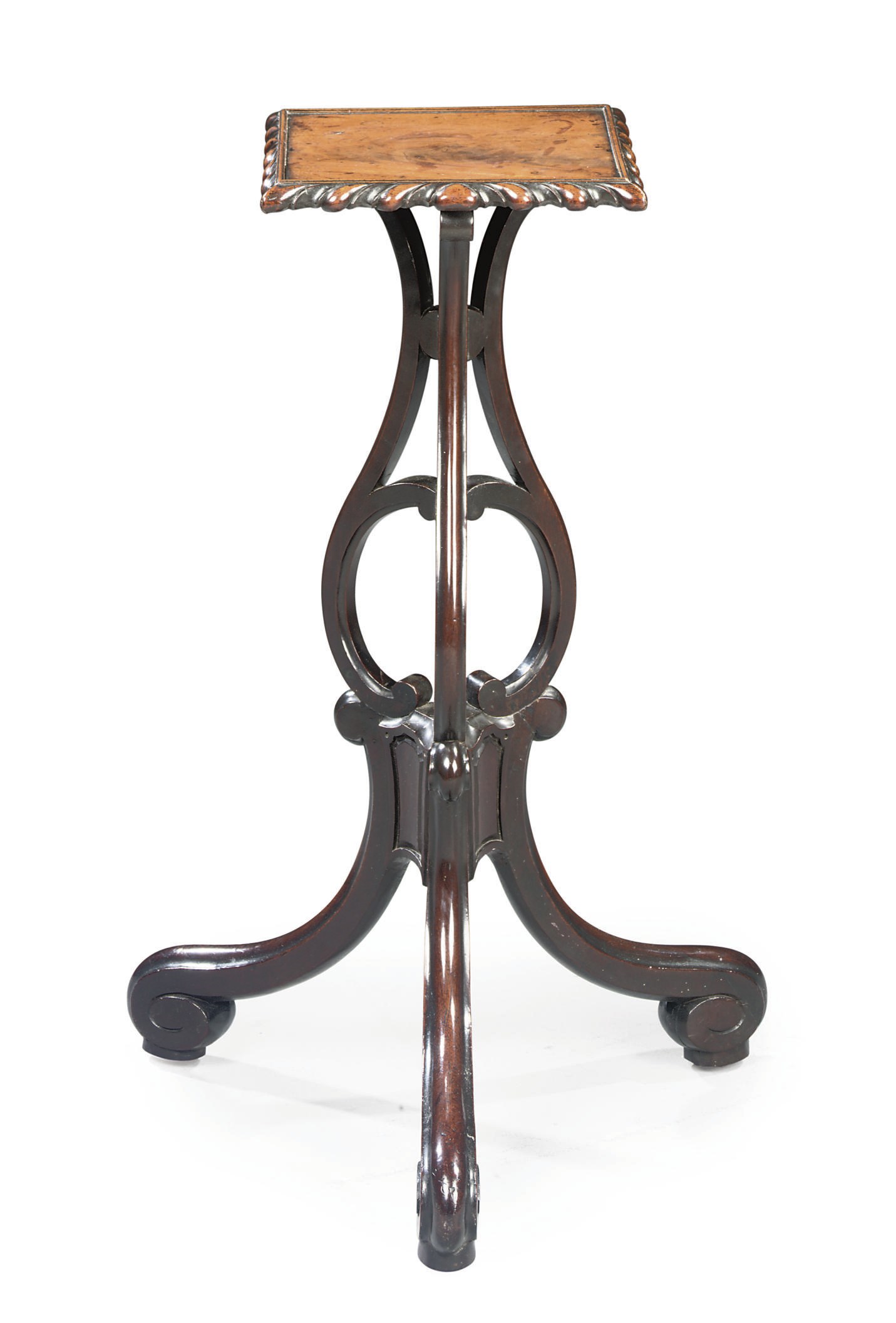A GEORGE II MAHOGANY KETTLE-STAND