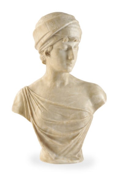 AN ALABASTER BUST,