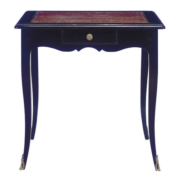 A LOUIS XVI EBONIZED TABLE,