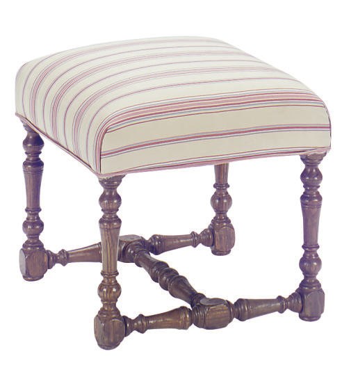A CONTINENTAL OAK TABOURET,
