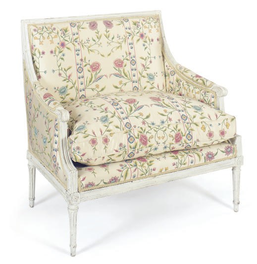 A LOUIS XVI WHITE-PAINTED MARQUISE