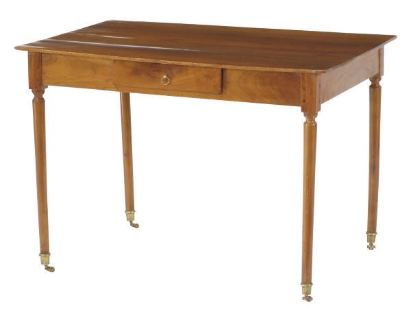 A LATE LOUIS XVI FRUITWOOD WRITING TABLE,