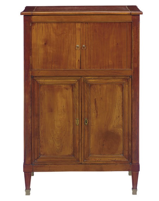A DIRECTOIRE FRUITWOOD DRESSING CABINET,