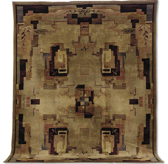 A MACHINE MADE MODERNIST CARPET,