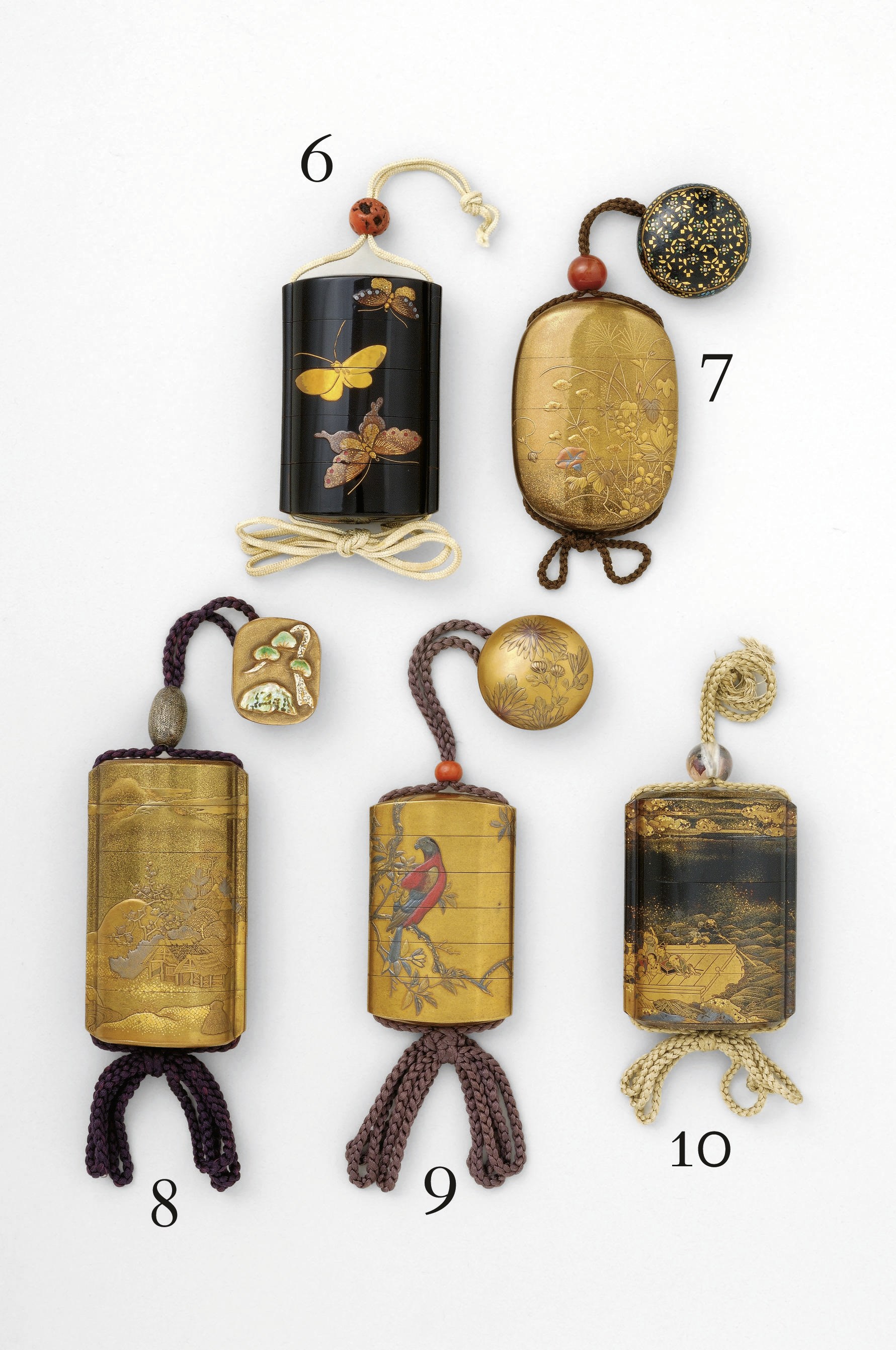 A Five-Case Lacquer Inro