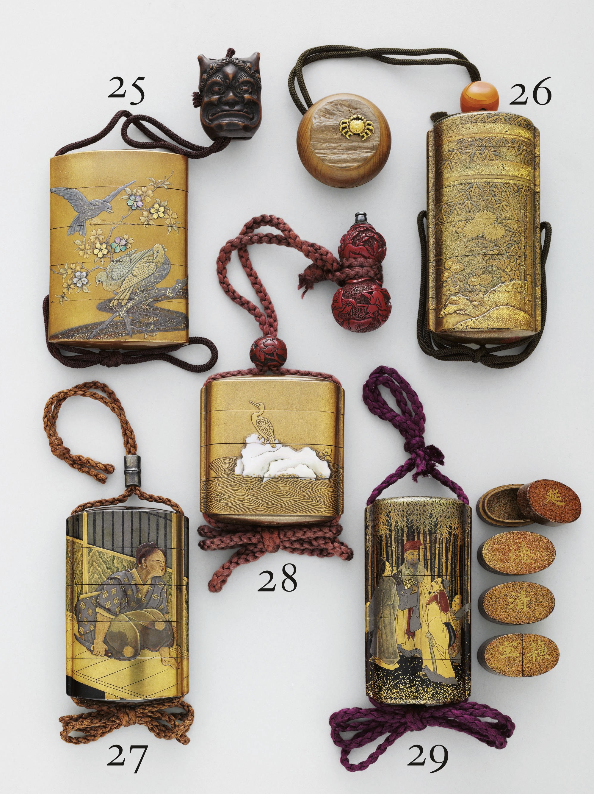 A Four-Case Lacquer Inro
