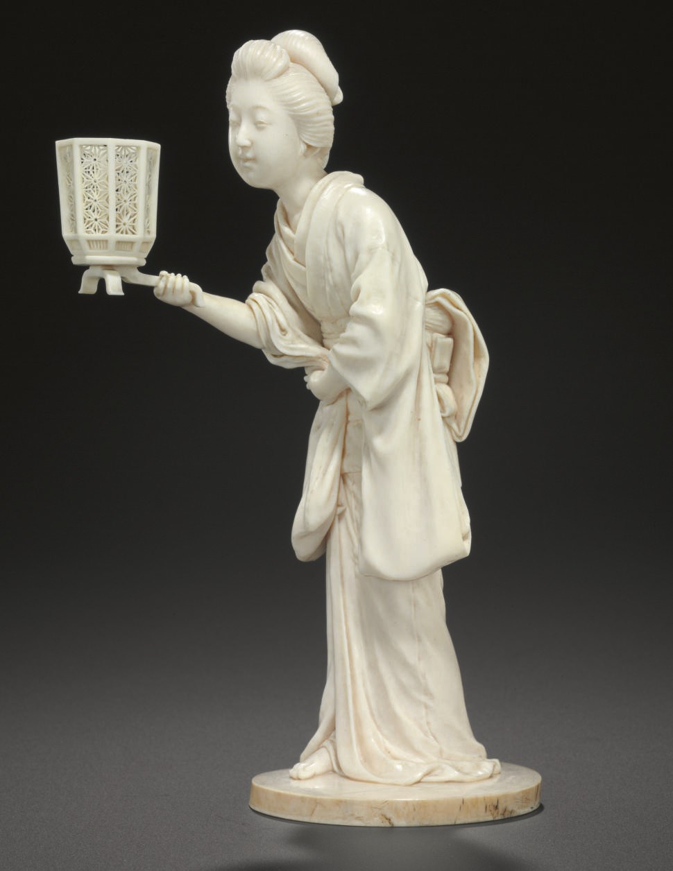 An Ivory Model of a Young Woman**