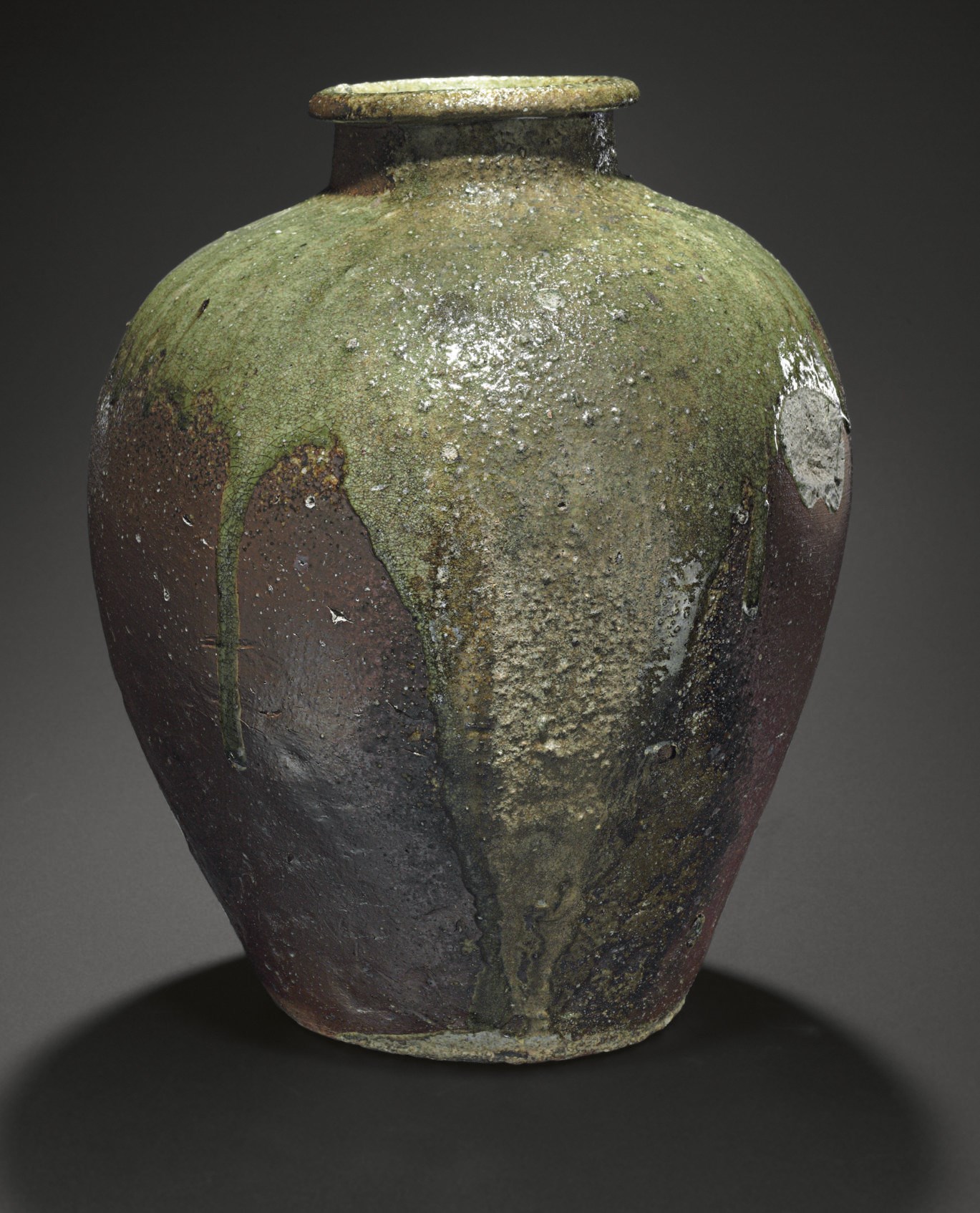 A Large Stoneware Jar