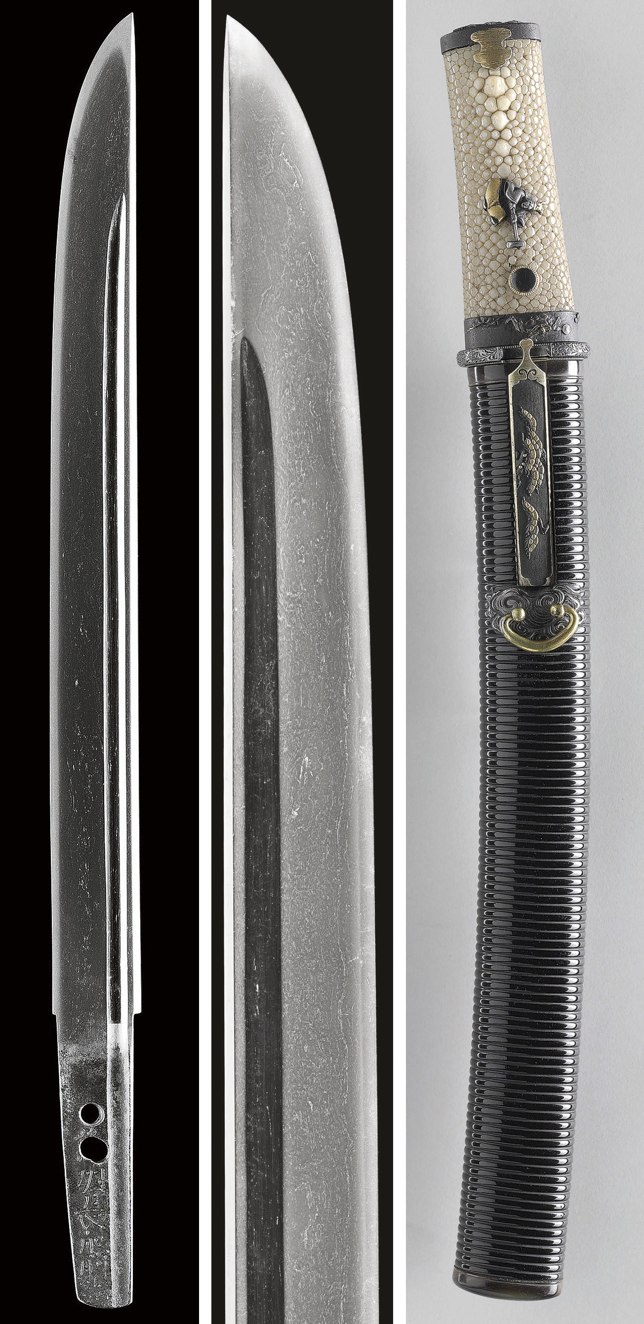 A Bizen Tanto with Mounts