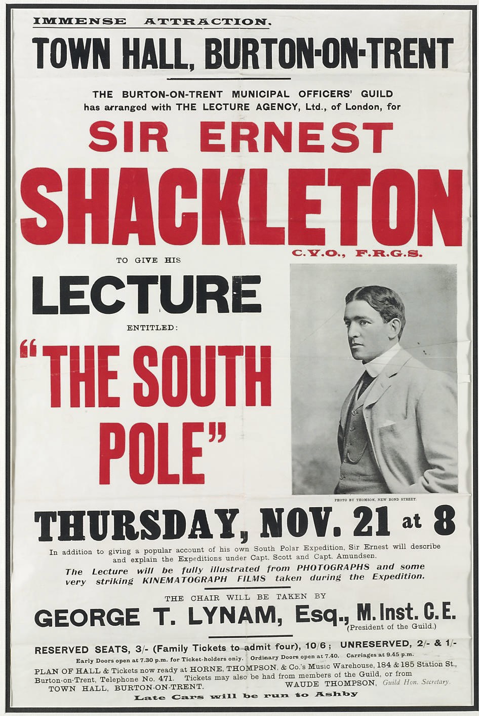 Sir Ernest Henry Shackleton (1874-1922)
