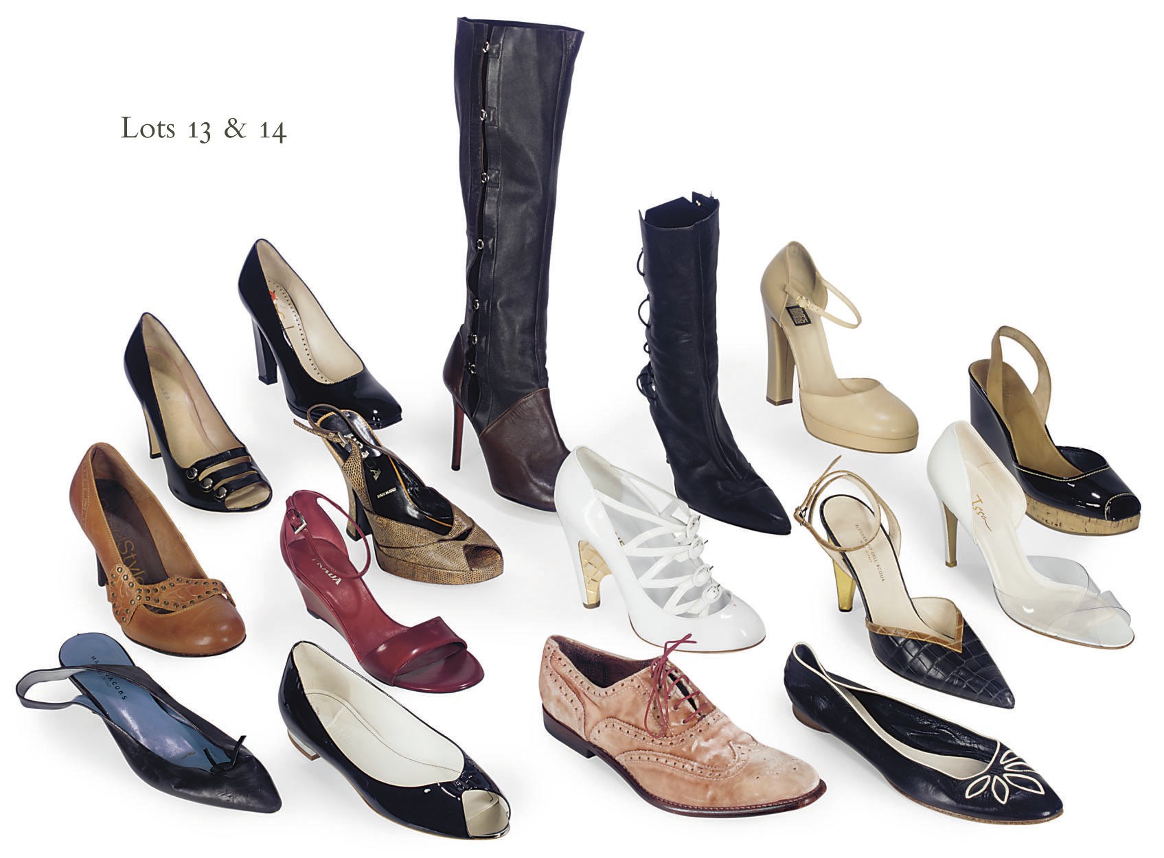 A COLLECTION OF DESIGNER SHOES