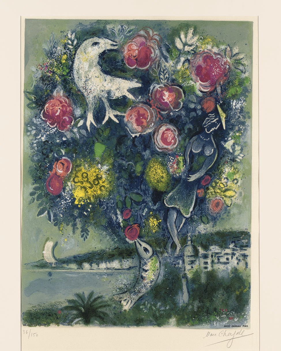 After Marc Chagall by Charles Sorlier