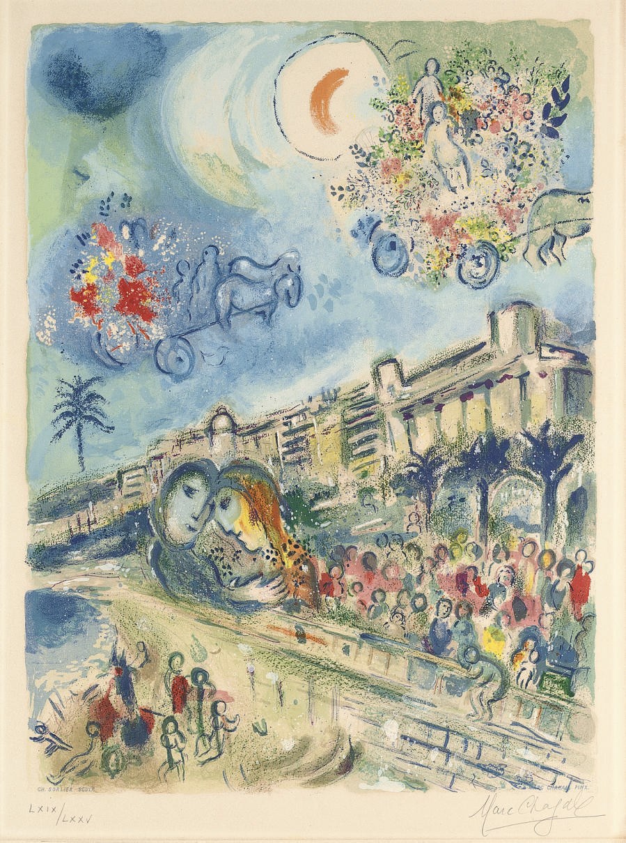After Marc Chagall by Charles Sorlier
