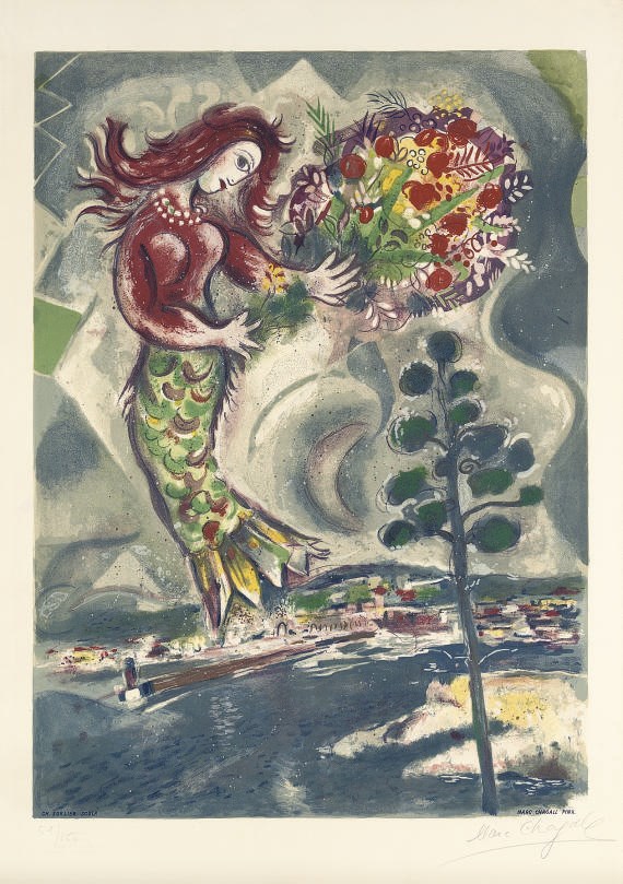 After Marc Chagall by Charles Sorlier