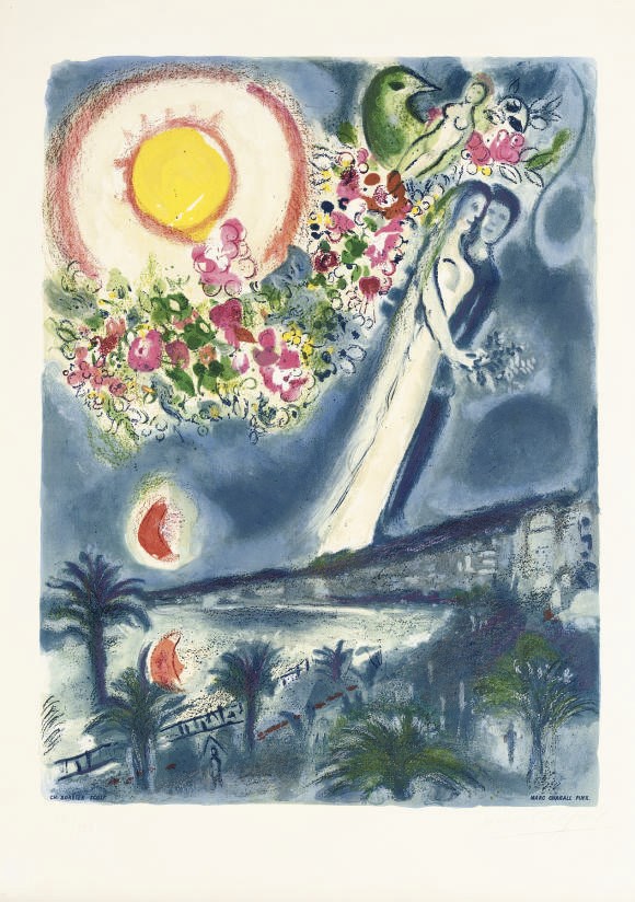 After Marc Chagall by Charles Sorlier