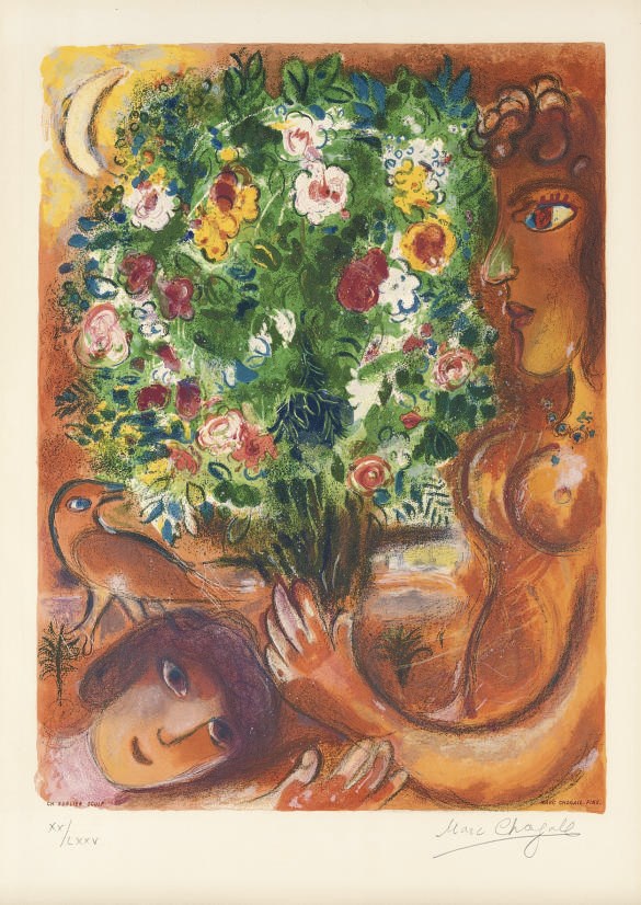 After Marc Chagall by Charles Sorlier